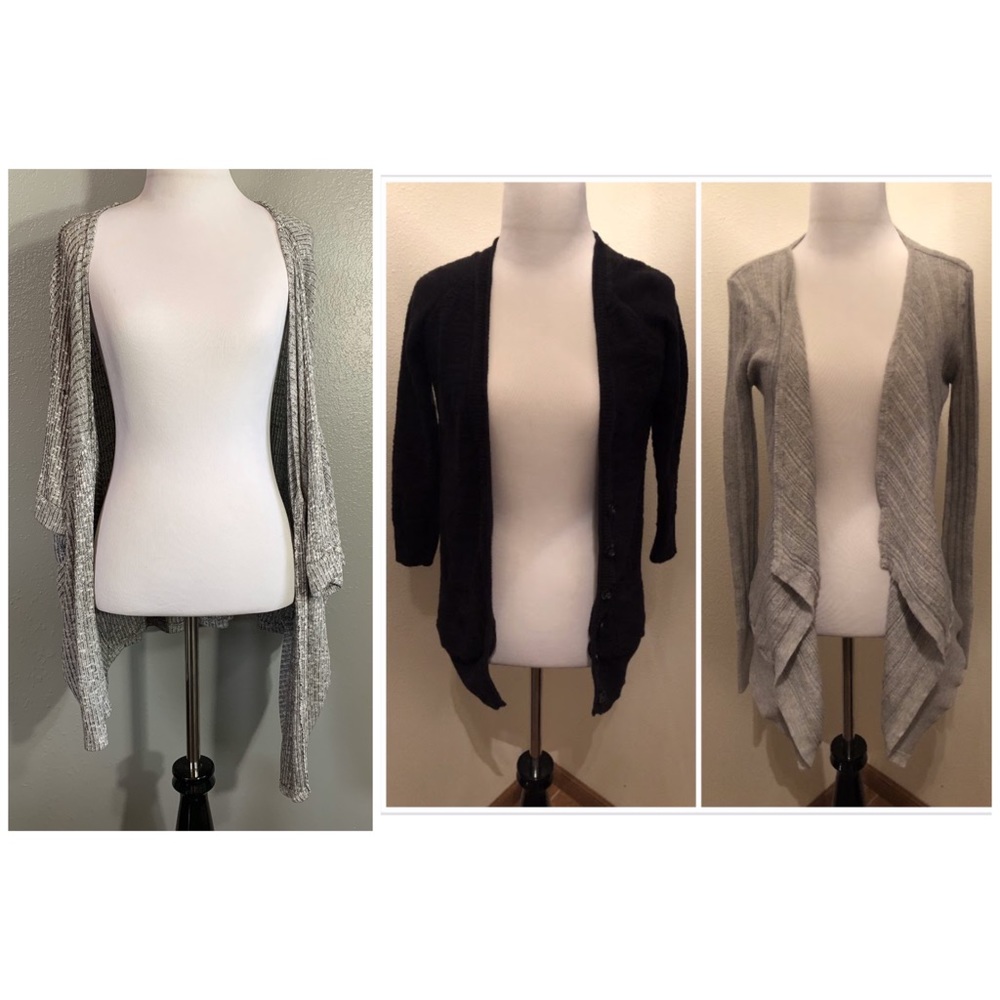 Bundle of 3 cardigan sweaters